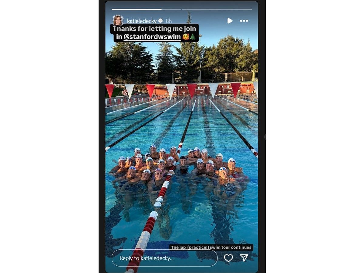 Katie Ledecky's Instagram story
